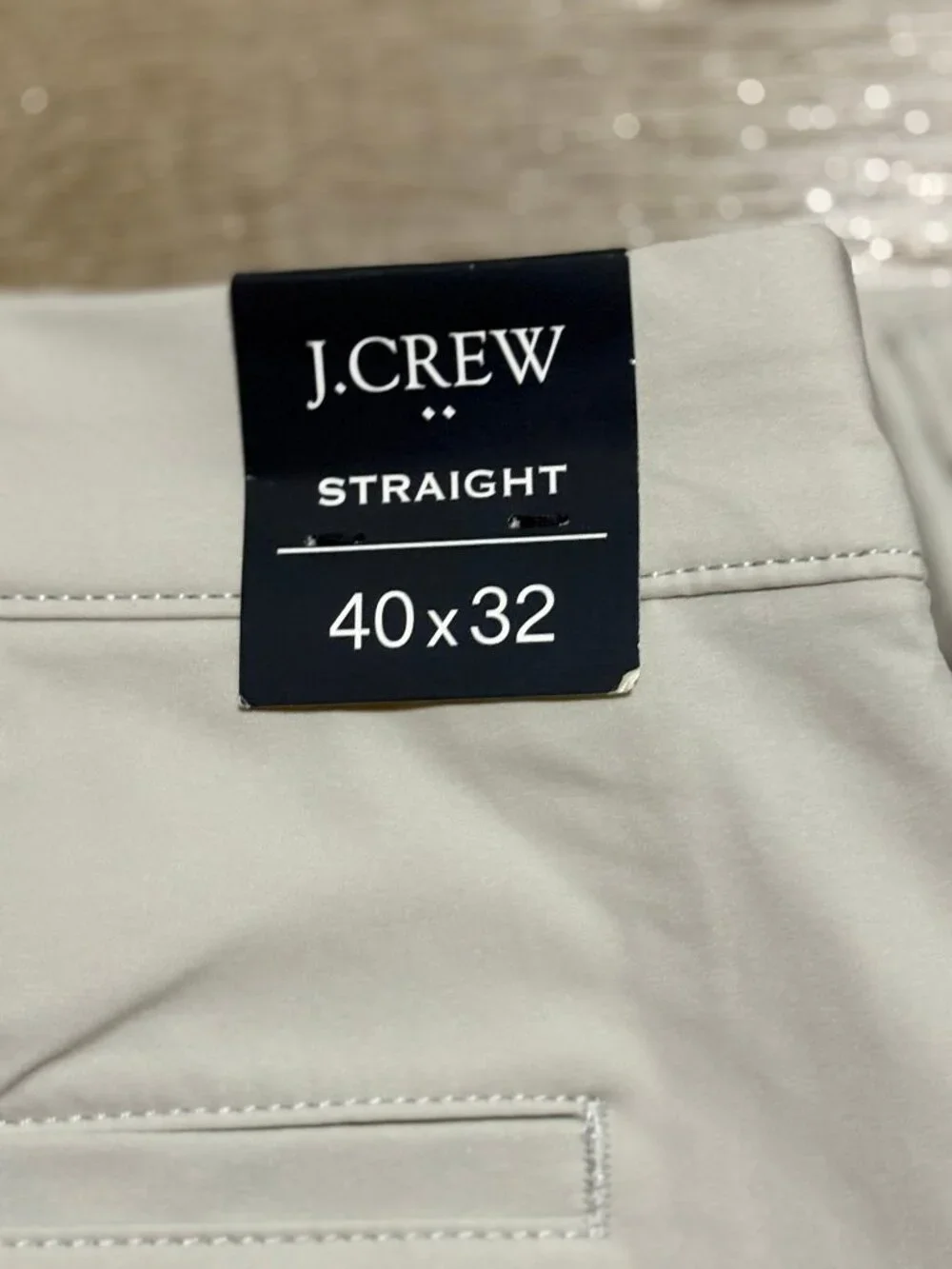 NWT J.CREW Flex Straight Tech Pants Men's 40x32